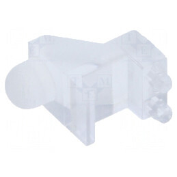 Tub LED Ø3mm cu parte frontală convexă, grosime Y: 2,5mm | Electronic-mag.ro | Componente Electronice