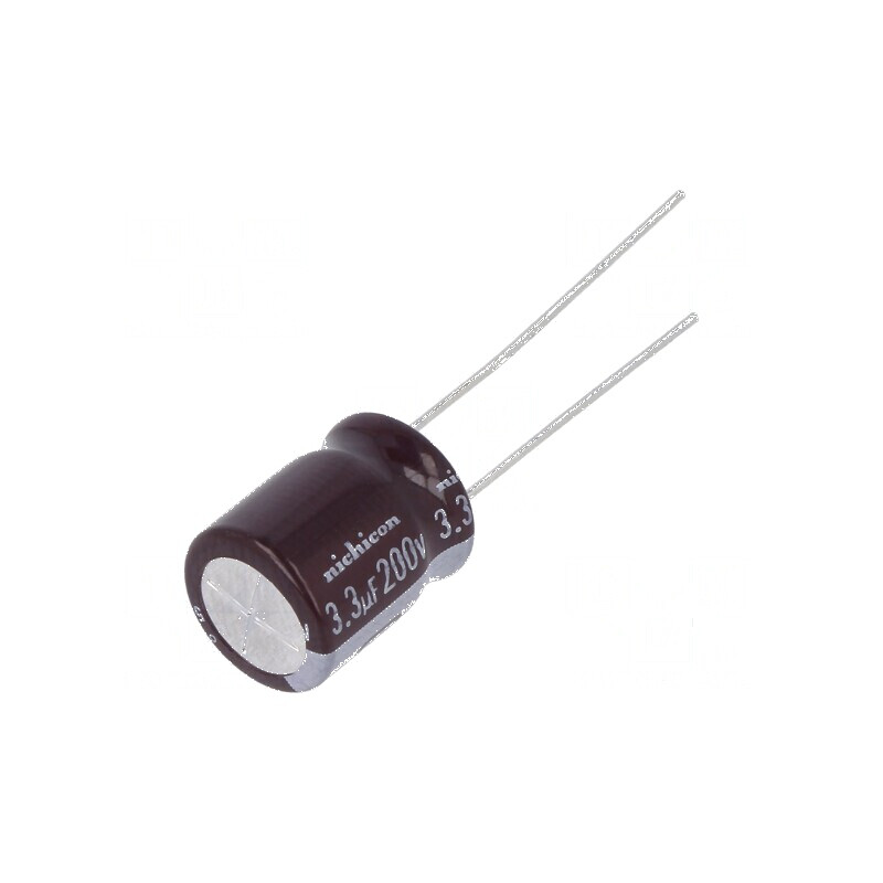 Condensator electrolitic low ESR THT 3,3uF 200VDC Ø10x12,5mm pentru aplicații electronice | Electronic-mag.ro | Componente Electronice Condensator electrolitic low ESR THT 3,3uF 200VDC Ø10x12,5mm pentru aplicații electronice | Electronic-mag.ro | Componente Electronice
