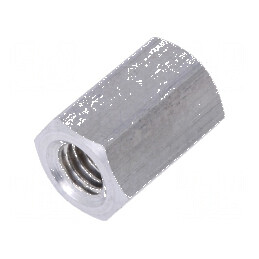 Piuliță distanțieră filetată M6 hexagonală 15mm | Electronic-mag.ro | Componente Electronice