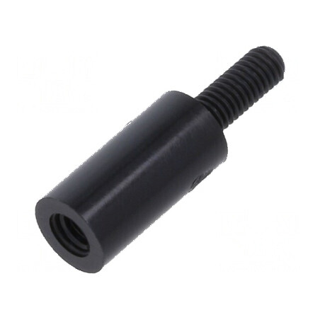 Piuliță distanțieră filetată cilindrică din poliamidă M3, 12mm | Electronic-mag.ro | Componente Electronice