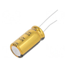 Condensator electrolitic THT 1000uF 35VDC Ø12,5x25mm ±20% - Capacitor pentru circuite electronice | Electronic-mag.ro | Componente Electronice