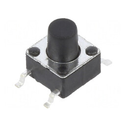 Microîntrerupător TACT SPST-NO 0,05A/12VDC SMT 1,6N, Pozitie 2 | Electronic-mag.ro | Componente Electronice