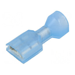 Terminal plat 6,3mm 0,8mm mamă pentru crimpat cablu 1,31÷2,08mm2 | Electronic-mag.ro | Componente Electronice