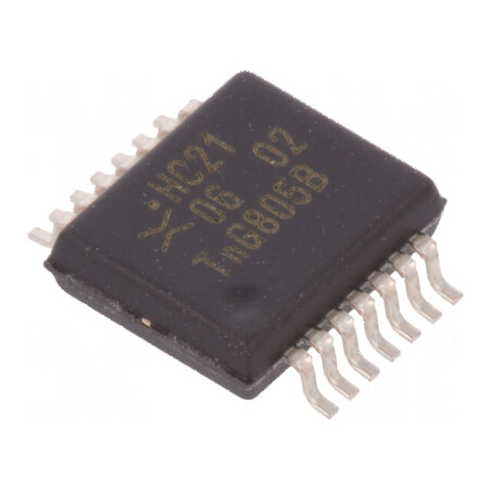 IC digital CMOS SMD SSOP14 tub HC - 2 canaluri, 4 intrări | Electronic-mag.ro | Componente Electronice