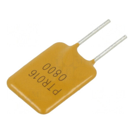 Siguranţă polimerică PTC 8A Imax 100A THT PTR016V pentru protecţie electrică în pungă | Electronic-mag.ro | Componente Electronice