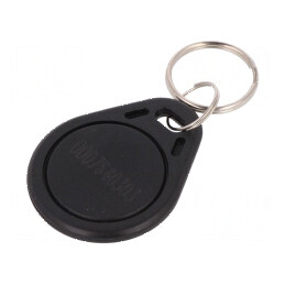 Breloc RFID plastic negru 125kHz 8BROM pentru acces securizat | Electronic-mag.ro | Componente Electronice