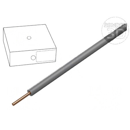 Cablu H05V-U 0,5mm² sârmă cupru PVC gri 300V 500V 100m CPR Eca | Electronic-mag.ro | Componente Electronice