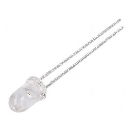 LED 5mm roșie 5500÷16000mcd 8° convex pentru iluminare decorativă | Electronic-mag.ro | Componente Electronice