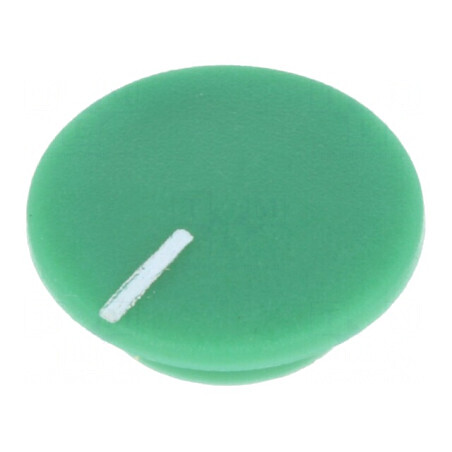 Capac plastic verde pentru fixare prin apăsare | Electronic-mag.ro | Componente Electronice