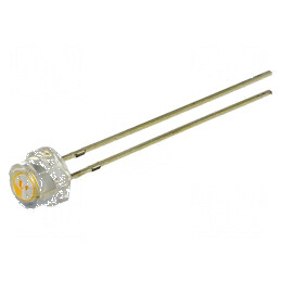 LED 4,8mm alb cald 150° cu parte frontală convexă - Nr. term: 2 | Electronic-mag.ro | Componente Electronice