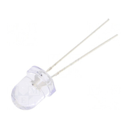 LED 8mm verde/galben 30° convex cu număr terminal 2 | Electronic-mag.ro | Componente Electronice