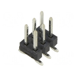 CGrid SMT Bkwy Hdr Tin 6Ckt Bulk - Conector SMT cu 6 Circuite, Tip Bulk | Electronic-mag.ro | Componente Electronice