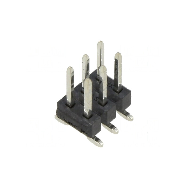 CGrid SMT Bkwy Hdr Tin 6Ckt Bulk - Conector SMT cu 6 Circuite, Tip Bulk | Electronic-mag.ro | Componente Electronice