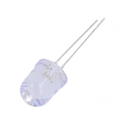 LED albastru 10mm 3000mcd 30° convex 3÷13VDC | Electronic-mag.ro | Componente Electronice