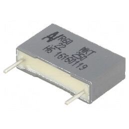 Condensator poliester 220nF 160VAC 250VDC 15mm ±10% THT pentru electronică | Electronic-mag.ro | Componente Electronice