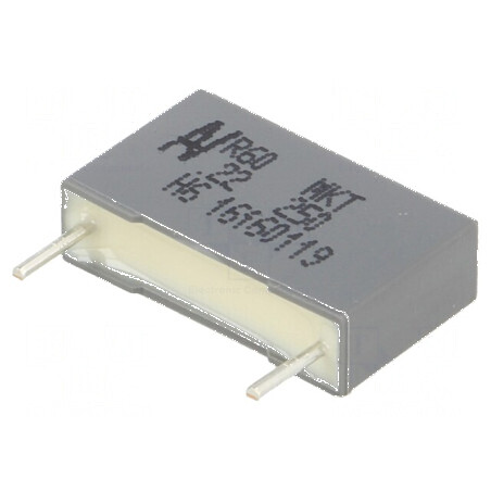 Condensator poliester 220nF 160VAC 250VDC 15mm ±10% THT pentru electronică | Electronic-mag.ro | Componente Electronice