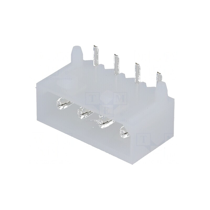 Conector cablu-placă soclu tată PIN 4 THT 6A 250VDC 5,08mm - accesorii electrice | Electronic-mag.ro | Componente Electronice