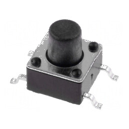 Microîntrerupător TACT SPST-NO 0,05A/12VDC SMT - Pozitie 2 | Electronic-mag.ro | Componente Electronice