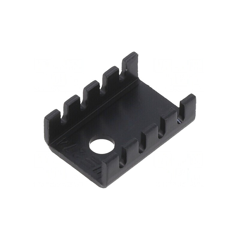Radiator extrudat U TO220 neagră 19,1mm x 13mm x 6,4mm | Electronic-mag.ro | Componente Electronice Radiator extrudat U TO220 neagră 19,1mm x 13mm x 6,4mm | Electronic-mag.ro | Componente Electronice