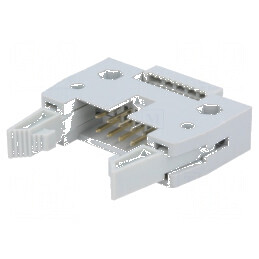 Conector IDC mufa tată 10 pini cu ejector pentru cablu-bandă | Electronic-mag.ro | Componente Electronice
