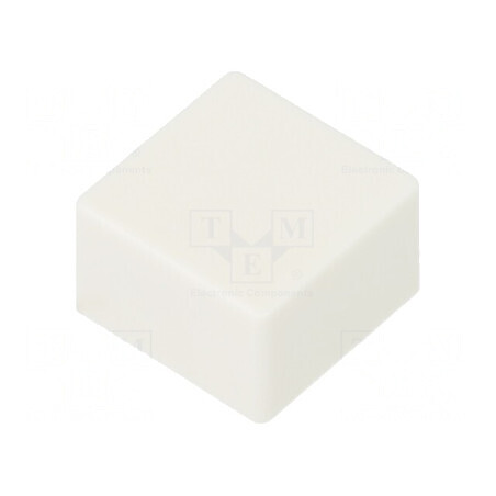 Tastă cu împingere 5,5mm - 25÷70°C pătrată albă | Electronic-mag.ro | Componente Electronice