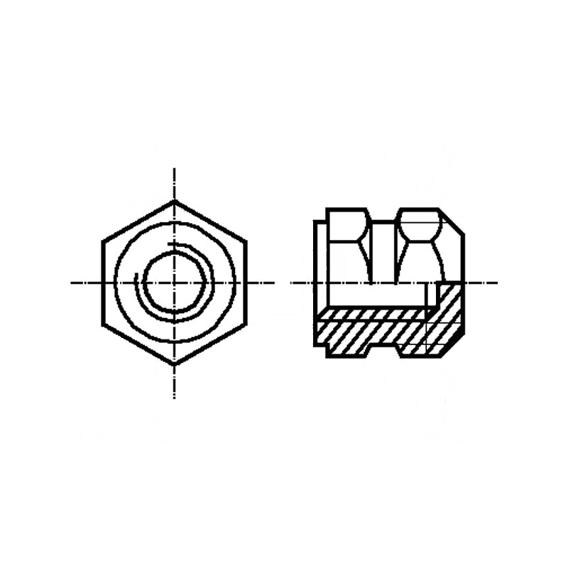 Adaos filetat din alamă M5 BN 1042 conform standard DIN 16903P pentru fixare | Electronic-mag.ro | Componente Electronice Adaos filetat din alamă M5 BN 1042 conform standard DIN 16903P pentru fixare | Electronic-mag.ro | Componente Electronice