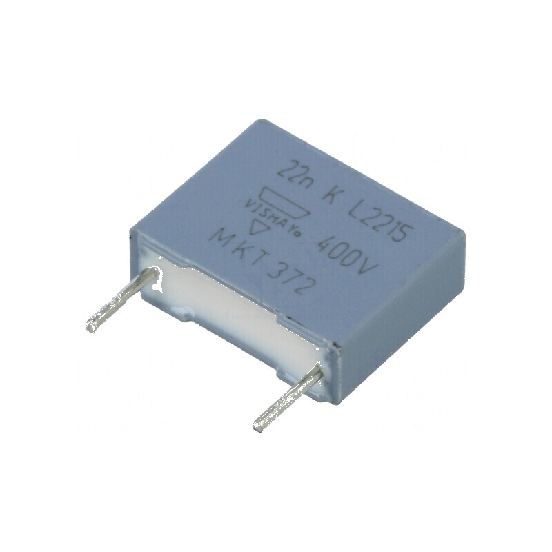 Condensator poliester 22nF 220VAC 400VDC 10mm ±10% THT pentru electronică | Electronic-mag.ro | Componente Electronice Condensator poliester 22nF 220VAC 400VDC 10mm ±10% THT pentru electronică | Electronic-mag.ro | Componente Electronice