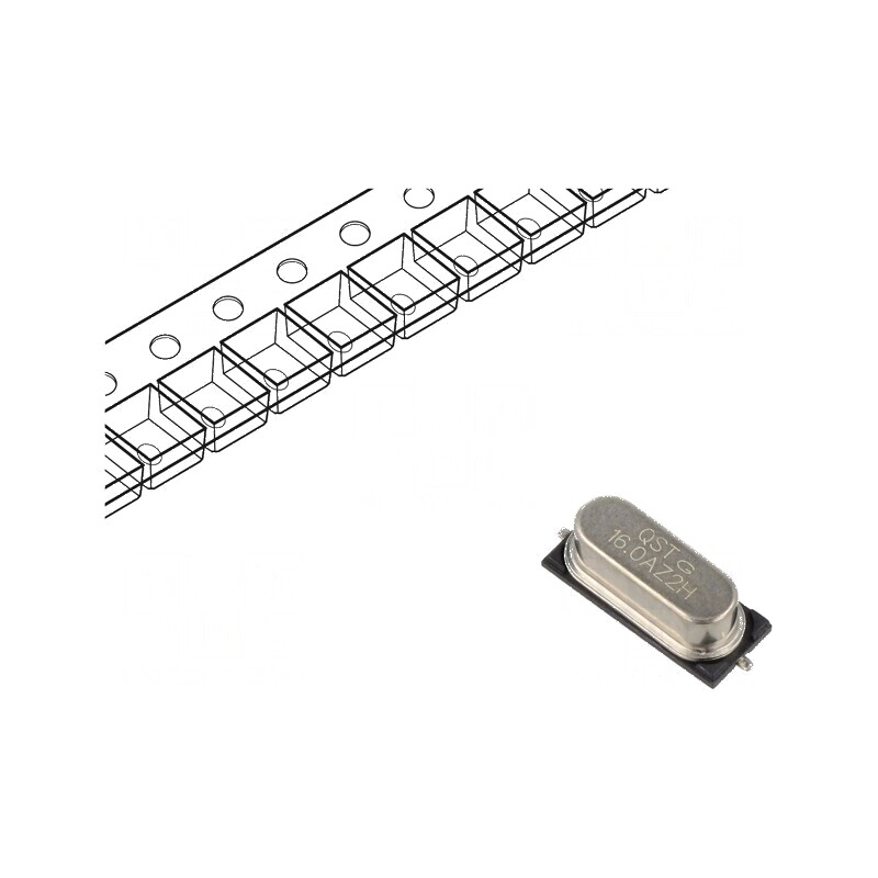 Rezonator de cuarț SMD 16MHz ±30ppm 18pF 12,7x4,8x3,8mm | Electronic-mag.ro | Componente Electronice Rezonator de cuarț SMD 16MHz ±30ppm 18pF 12,7x4,8x3,8mm | Electronic-mag.ro | Componente Electronice