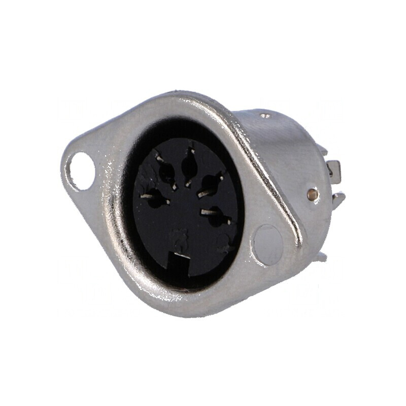 Conector DIN soclu mamă PIN 5 cu dispunere 180° pentru lipire | Electronic-mag.ro | Componente Electronice Conector DIN soclu mamă PIN 5 cu dispunere 180° pentru lipire | Electronic-mag.ro | Componente Electronice