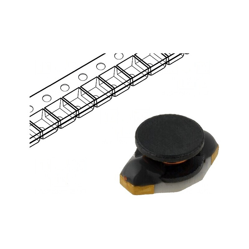 Inductor SMD 3,3uH, 2A, 0,08Ω, B: 4,45mm | Electronic-mag.ro | Componente Electronice