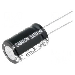 Condensator electrolitic low ESR THT 470uF 63VDC Ø12,5x20mm pentru aplicații electronice | Electronic-mag.ro | Componente Electronice