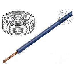 Cablu H05Z-K cupru litat 0,5mm2 LSZH albastru închis 300V, 500V | Electronic-mag.ro | Componente Electronice