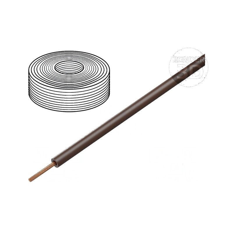 Cablu electric H05Z-K litat Cu 0,75mm2 LSZH maro 300V, 500V, 100m | Electronic-mag.ro | Componente Electronice Cablu electric H05Z-K litat Cu 0,75mm2 LSZH maro 300V, 500V, 100m | Electronic-mag.ro | Componente Electronice