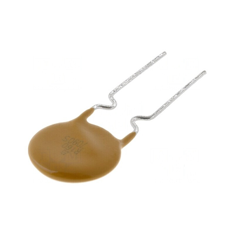 Siguranţă polimerică PTC 1,6A Ø10,2mm 5,1mm - Protecţie electrică de înaltă calitate | Electronic-mag.ro | Componente Electronice