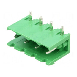 Regletă de conexiuni deconectabilă 5,08mm cu 4 piste soclu tată | Electronic-mag.ro | Componente Electronice