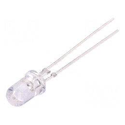 Emiţător IR 5mm transparent 60mW 15° λp max: 940nm THT 100mA - Modul IR pentru comunicații optice | Electronic-mag.ro | Componente Electronice