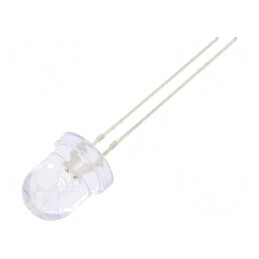 LED 8mm roșie/galbenă 30° convex - Nr. term: 2 | Electronic-mag.ro | Componente Electronice