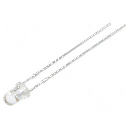 LED RGB 3mm 30° Convex - Tensiune 3,8÷5VDC, Nr. term: 2 | Electronic-mag.ro | Componente Electronice