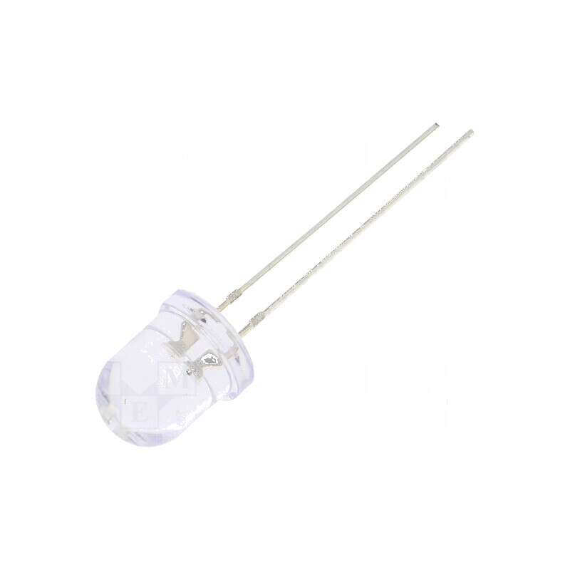 LED 8mm albastru/galben 30° cu parte frontală convexă, Nr. term: 2 | Electronic-mag.ro | Componente Electronice