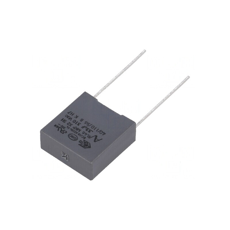 Condensator polipropilenă X2 R46 310V 330nF 18x7,5x18,5mm pentru aplicații electrice | Electronic-mag.ro | Componente Electronice Condensator polipropilenă X2 R46 310V 330nF 18x7,5x18,5mm pentru aplicații electrice | Electronic-mag.ro | Componente Electronice