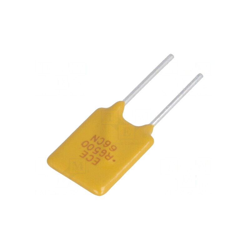 Siguranţă polimerică PTC 5A 5,1mm Ø0,81x7,6mm - Protecţie electrică avansată | Electronic-mag.ro | Componente Electronice