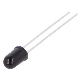 Emiţător IR 5mm 860nm negru 550mW 10° THT 100mA 1,7÷3,6V pentru aplicații electronice | Electronic-mag.ro | Componente Electronice
