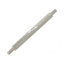 Piuliță distanțieră filetată hexagonală 40mm, filet extern M2,5 | Electronic-mag.ro | Componente Electronice