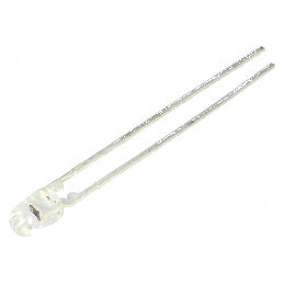 Fototranzistor 3mm cu λp max: 570nm, 6V, unghi de 30° și lentilă transparentă | Electronic-mag.ro | Componente Electronice