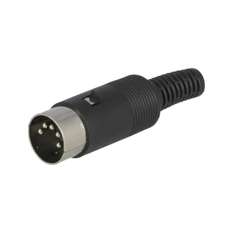 Conector DIN mufă tată 5 pini 180° drept pe cablu | Electronic-mag.ro | Componente Electronice Conector DIN mufă tată 5 pini 180° drept pe cablu | Electronic-mag.ro | Componente Electronice