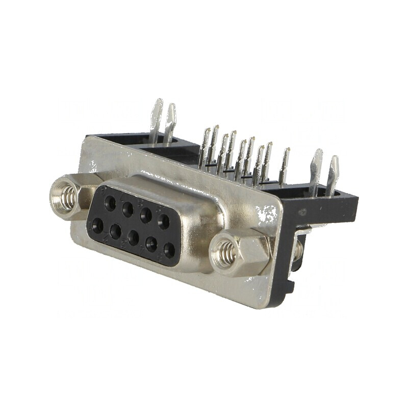 Conector D-Sub PIN 9 soclu mamă unghi 90° THT UNC 4-40 5A 15mΩ | Electronic-mag.ro | Componente Electronice Conector D-Sub PIN 9 soclu mamă unghi 90° THT UNC 4-40 5A 15mΩ | Electronic-mag.ro | Componente Electronice