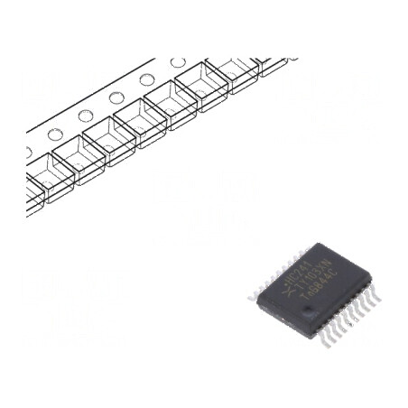 Buffer digital non-inversor IC, declanșator linie Ch: 8 CMOS | Electronic-mag.ro | Componente Electronice
