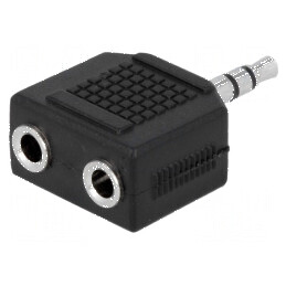 Splitter Jack 3,5mm dual soclu, mufă stereo pentru căști | Electronic-mag.ro | Componente Electronice
