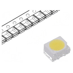 Banda LED SMD 3528 PLCC2 Alb Rece 1800-3550mcd 8000K 120° 20mA 20m | Electronic-mag.ro | Componente Electronice