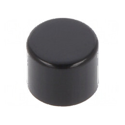 Capișon negru Ø5,1x4mm pentru seria AB și BB | Electronic-mag.ro | Componente Electronice